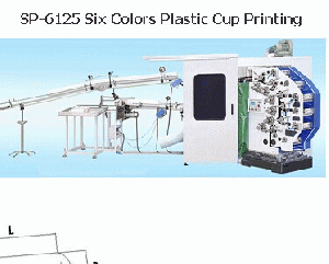 SP-6125 Six Colors Plastic Cup Printing