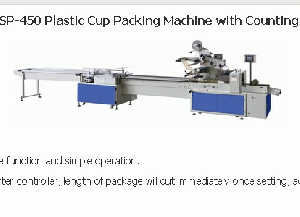 SP-450 Plastic Cup Packing Machine with Counting